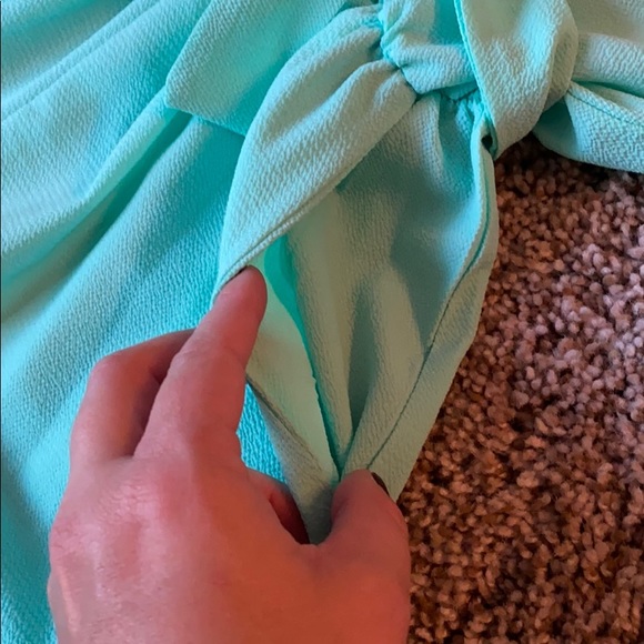 Bright/light green romper with pockets - Picture 4 of 6